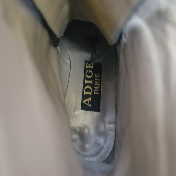 Vintage Black & Cream Victorian Style Lace up Ankle Booties Size US 6.5 - Picture 7 of 9